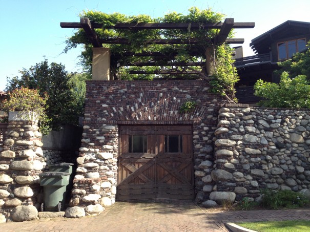 The garage at Charles Greene’s own home, 1902 - Pasadena