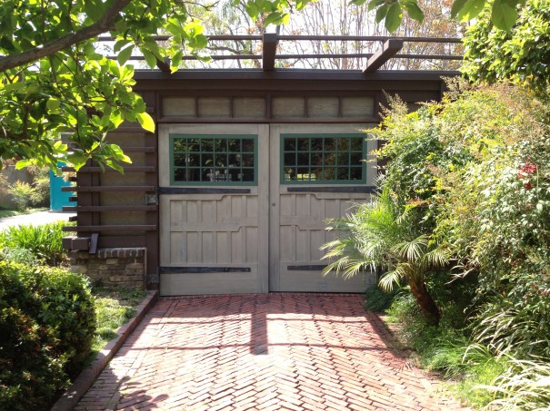 The garage at the James Culbertson House, 1906 - Pasadena