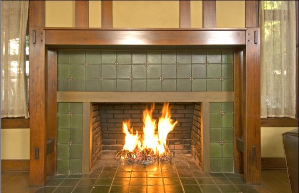 Irwin House - Dining Room Fireplace