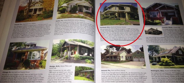 The Craftsman Bungalow Featured in Issue #75 of American Bungalow!