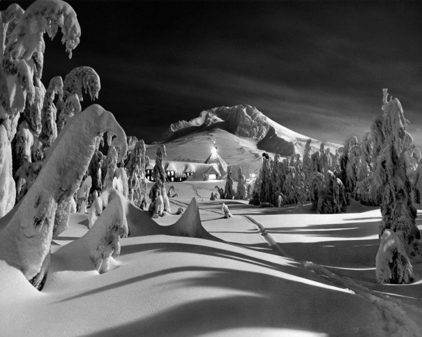 1 5882A Mt Hood Timberline Lodge Moonlight