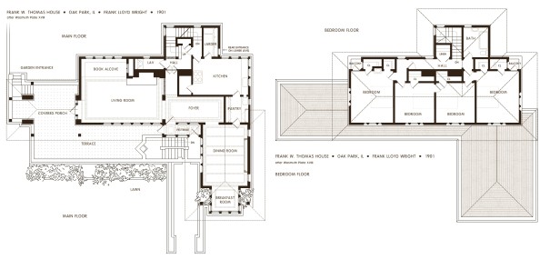 FLW Thomas House Floor 2-3