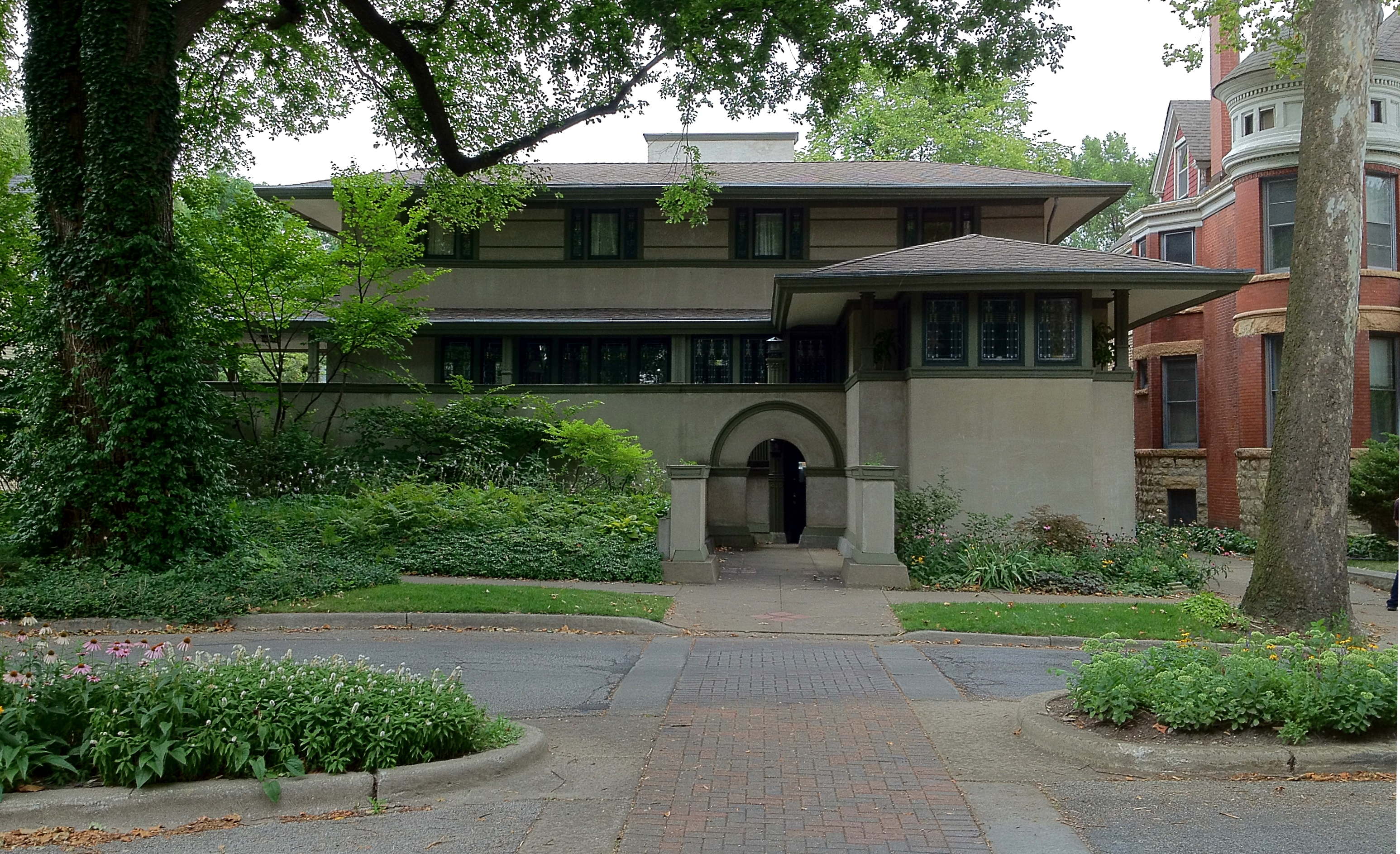 Frank Lloyd Wright S Oak Park Illinois Designs The Prairie