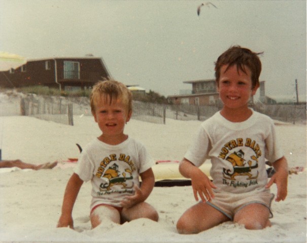 Me (left) and my brother Kevin, circa 1978