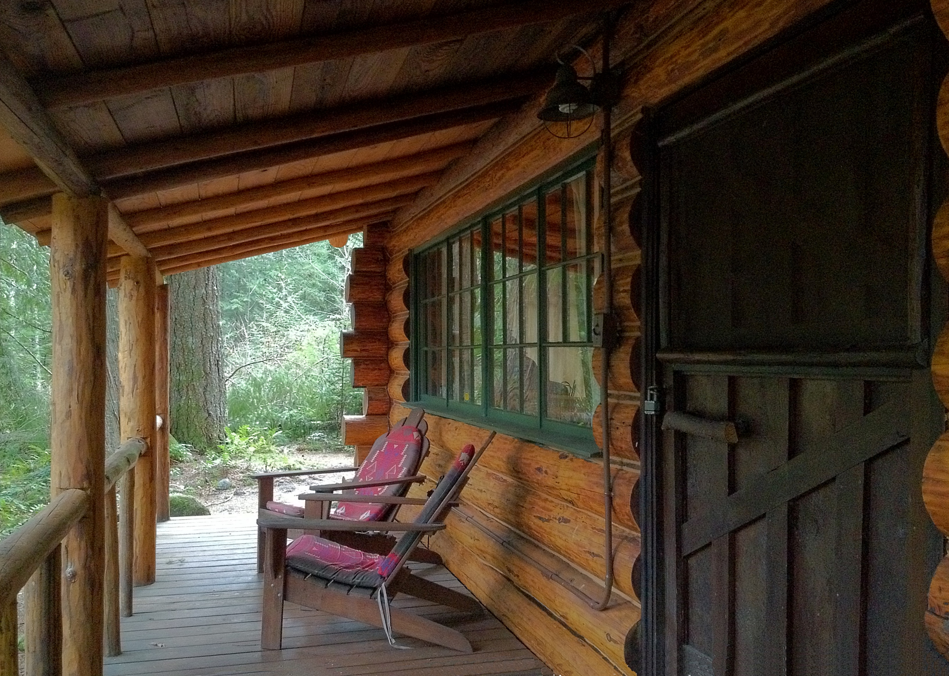 A Hand Hewn Log Cabin In The Foothills Of Oregon S Mount Hood