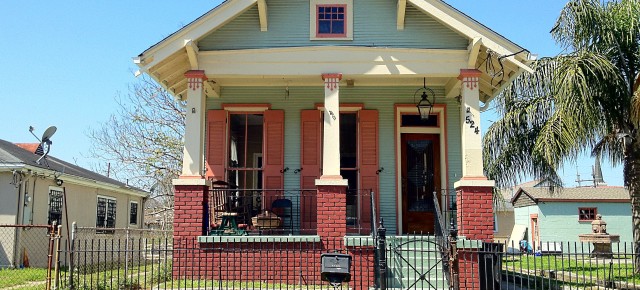 A Resurrection in New Orleans:  Restored Bungalows of the 9th Ward